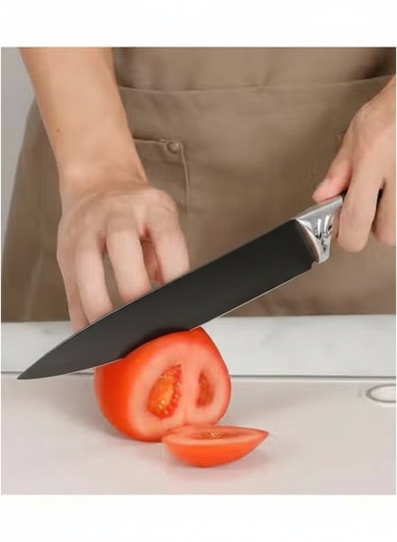 6-Piece Kitchen Set with 5 knife and 1-Peeler, Non-Stick Stainless Steel Knives - Image 3